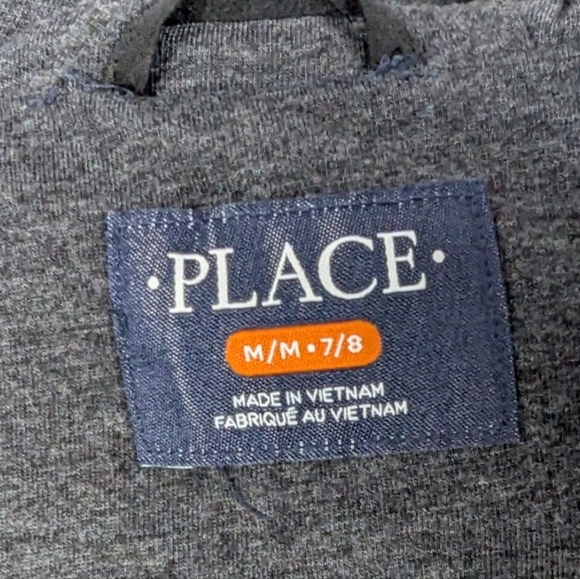 The Children's Place size 7/8 black lined jacket for kids - Picture 3 of 9